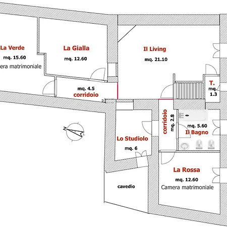 度假居 La Casetta Di Laura *