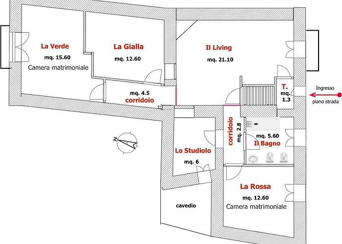 Сasa de vacaciones La Casetta Di Laura *